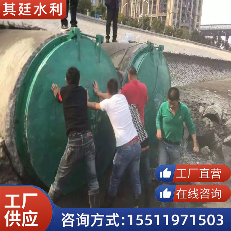 污水管道拍门 景观铸铁 水库泵站钢制 玻璃钢 其廷
