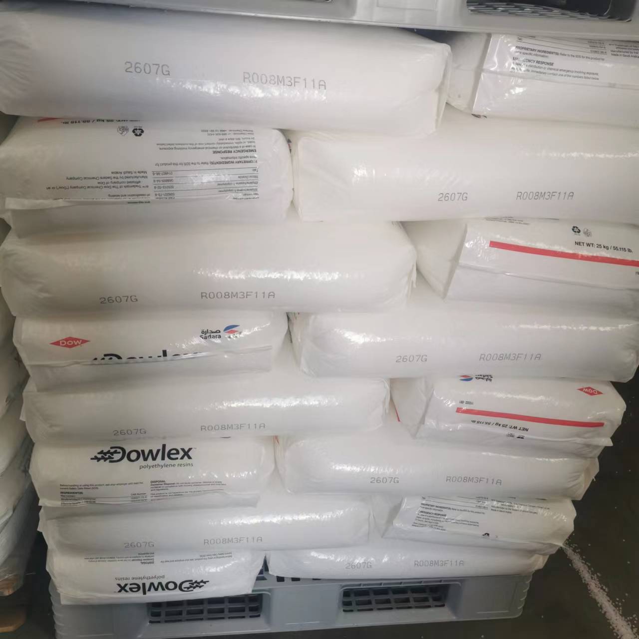 LLDPE 陶氏 2607G 用于拉伸薄膜 共挤铸膜 透明级 挤出级