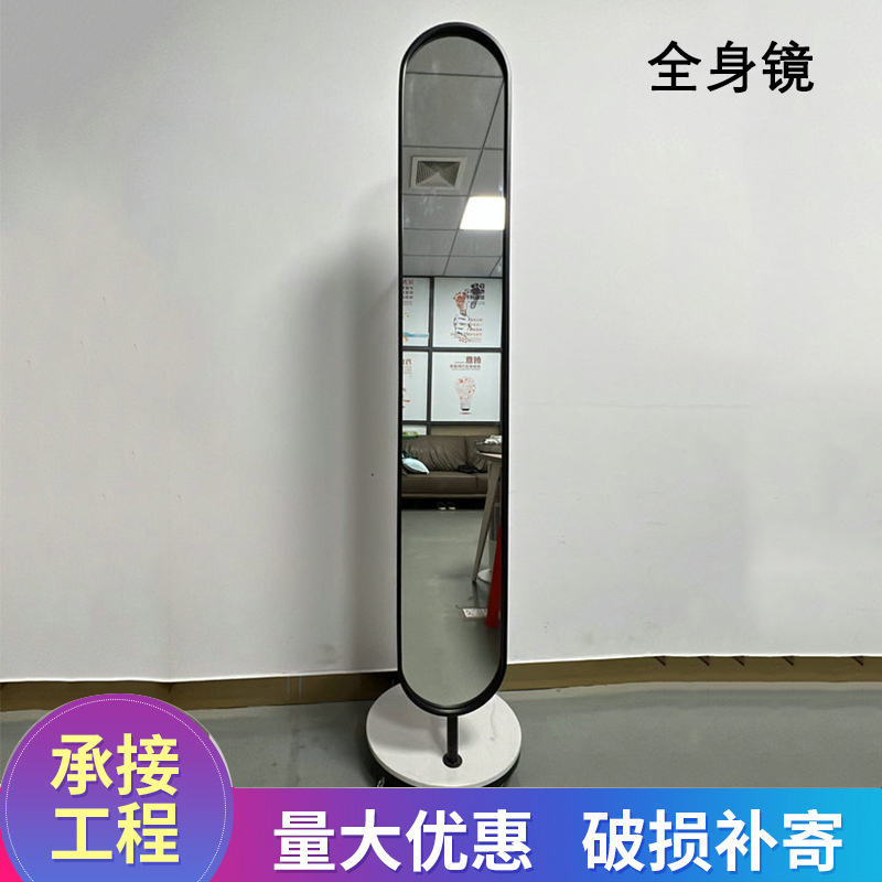 琪艺 家用可移动全身镜挂衣架 网红落地镜 穿衣试衣镜
