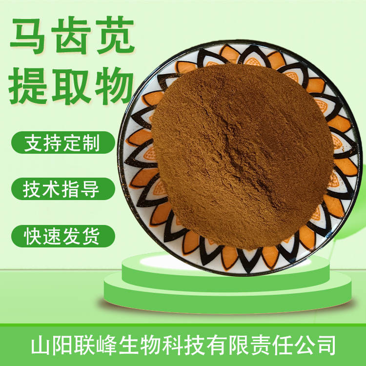 马齿苋提取物 水溶浓缩浸膏粉 喷雾干燥原料 植物提取物 棕黄色粉末