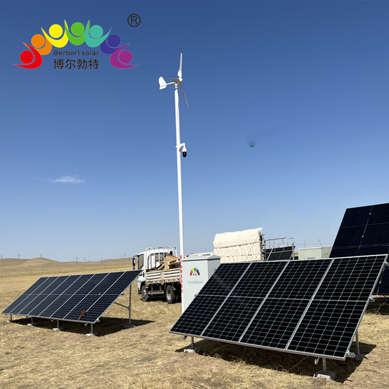 离网型风机发电机风光互补发电系统牧区家用太阳能供电系统厂家