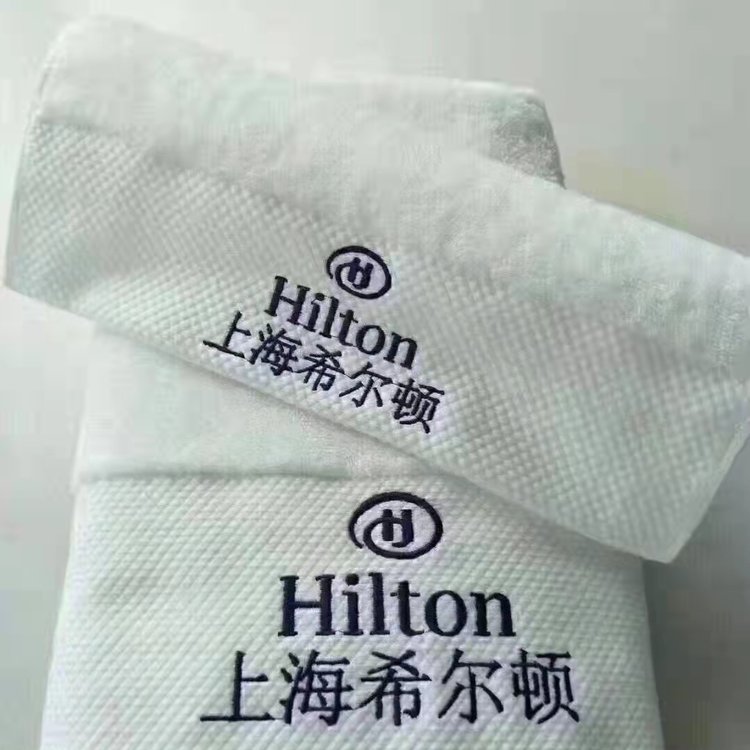 全棉浴巾酒店布草 居家洗浴宾馆纯棉白毛巾可定LOGO