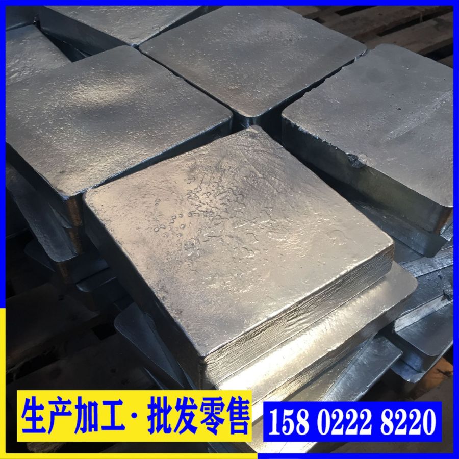 0#ZN99.995锌锭压铸3#5#锌合金锭方形锌块1kg工业实验用