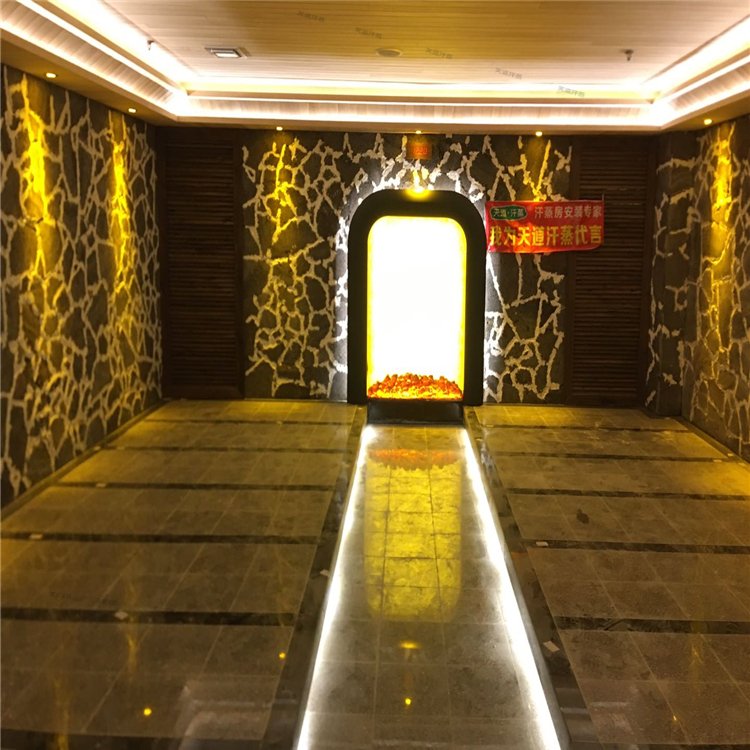 汗蒸房装修厂家天道汗蒸承建美容院韩式锗石电气干蒸房桑拿房设备