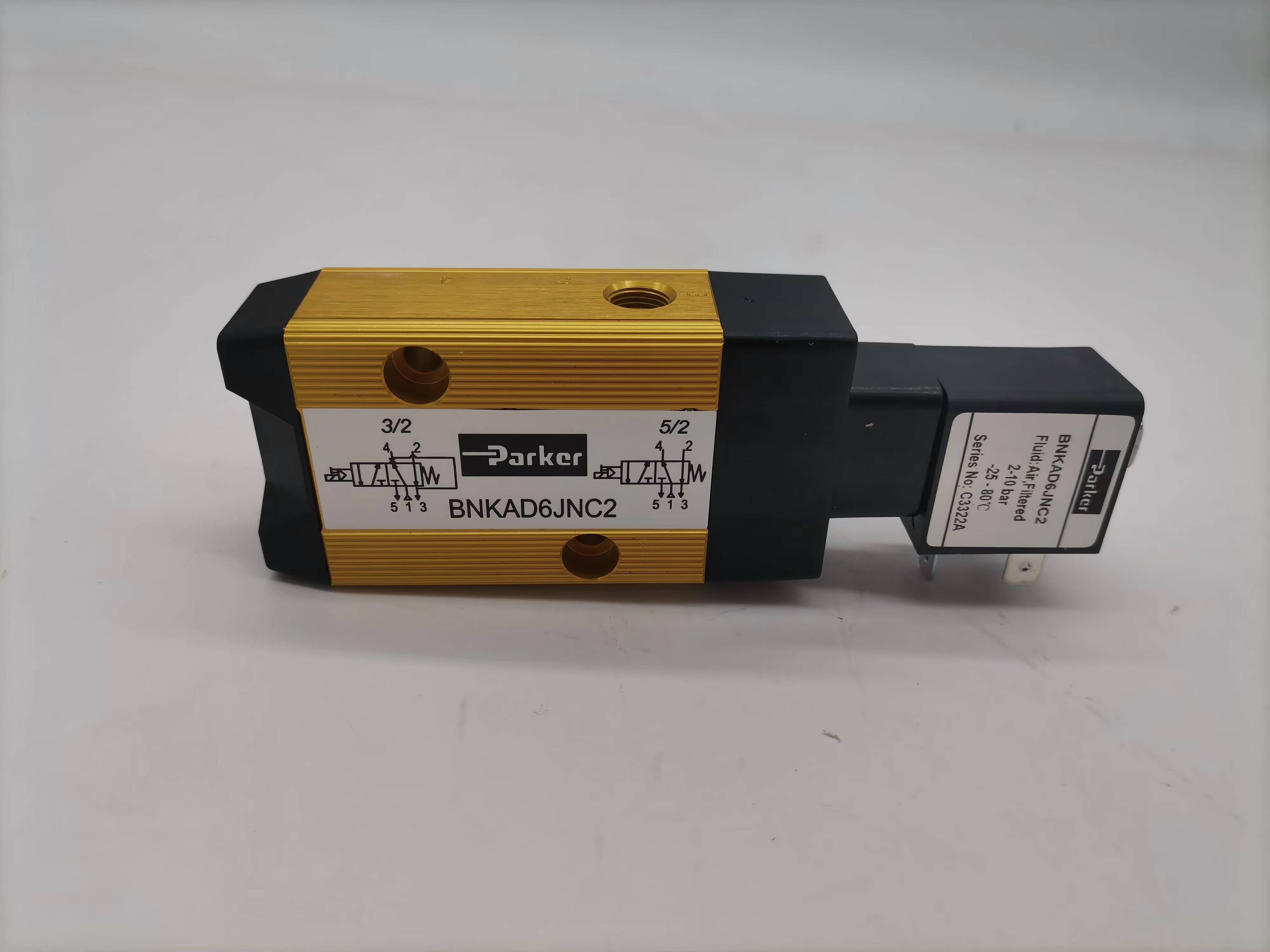 PARKER BNK系列 先导式 2位3通 单控电磁阀 BNKAD6JNC2-496593C2