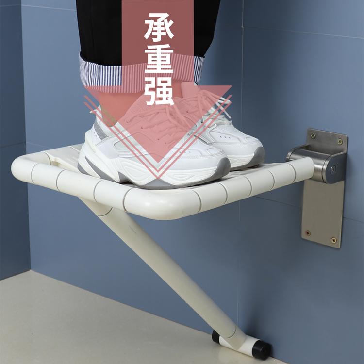 浴室折叠凳沐浴座椅淋浴卫生间防滑洗澡墙壁挂式折叠椅换鞋坐凳子