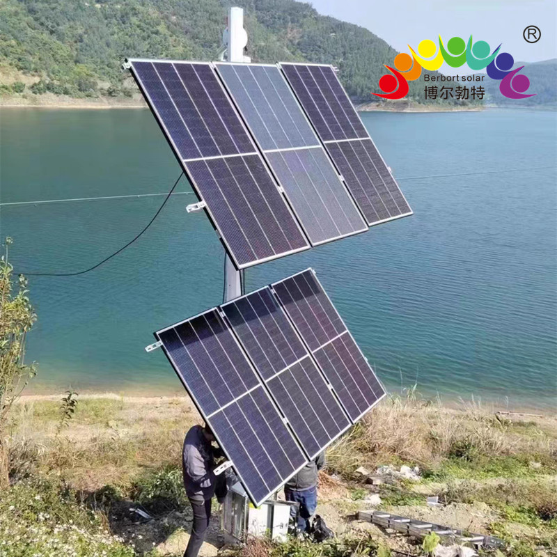 巴 中河道监测风光互补光伏发电系统 太阳能监控供电系统厂家批发