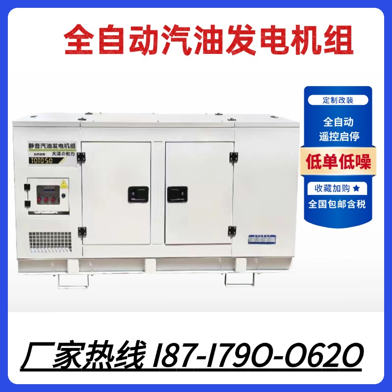 大泽动力40千瓦静音汽油发电机组TOTO40-Z 四缸水冷 自启停云控制