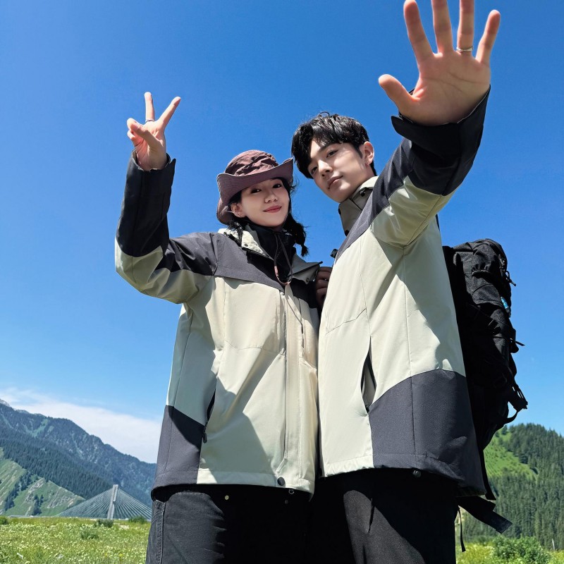 锦丹 清|远 三合一冲锋衣 冬季户外保暖登山服 可拆卸 免费印LOGO