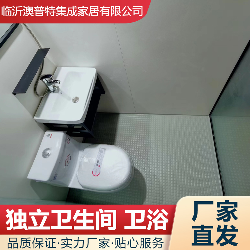 整体淋浴房集成卫浴一体式玻璃隔断浴室家用宾馆干湿分离沐浴房