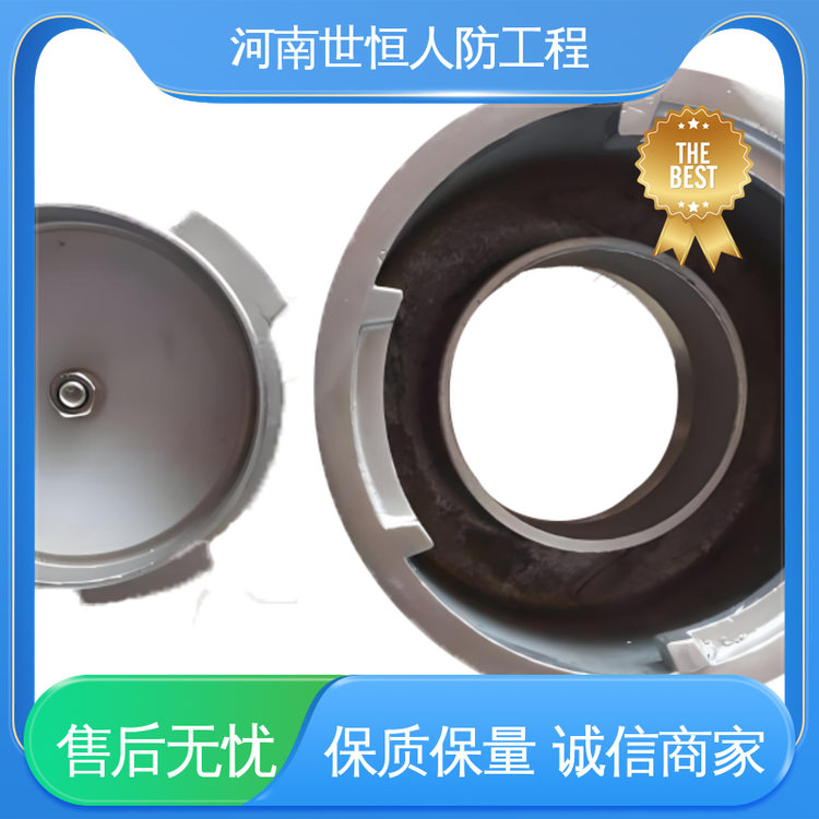符合人防标准要求 半不锈钢防爆地漏 DN80 支持定制 世恒