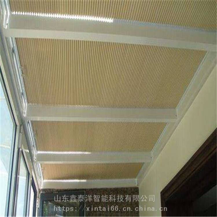 鑫泰洋电动蜂巢帘 定制阳光房遮阳帘 无纺布材质 遮阳 遮光