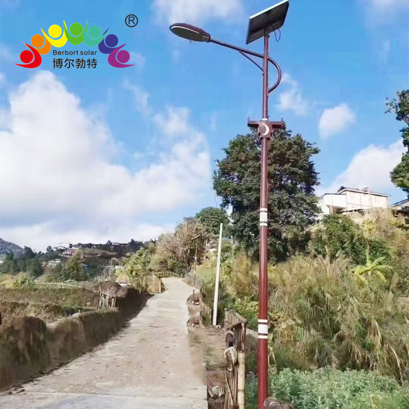 青 海乡村振兴路灯杆 太阳能路灯厂家批发博尔勃特