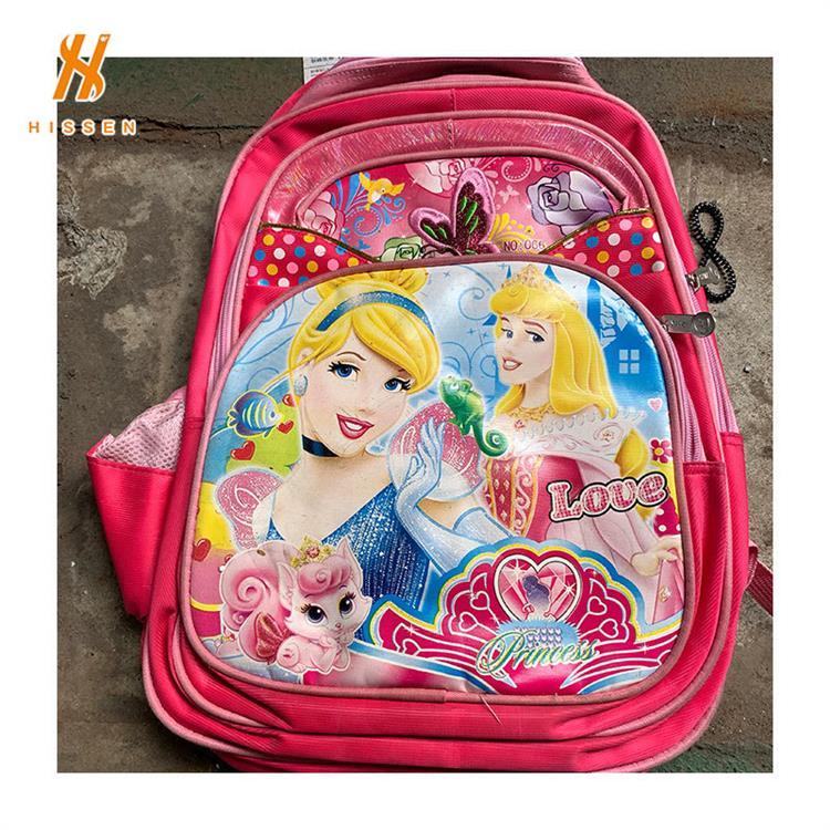 跨境二手包包混合包批发儿童卡通双肩书包usedbags shoulderbags
