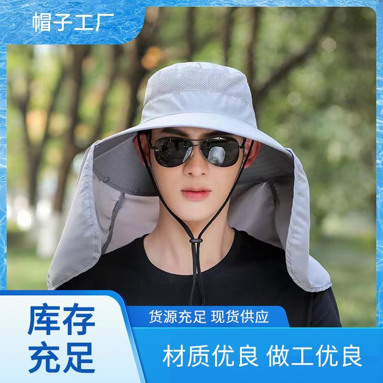 防晒帽渔夫帽 字图LOGO 学生户外 运动帽 厂家发货品质保障