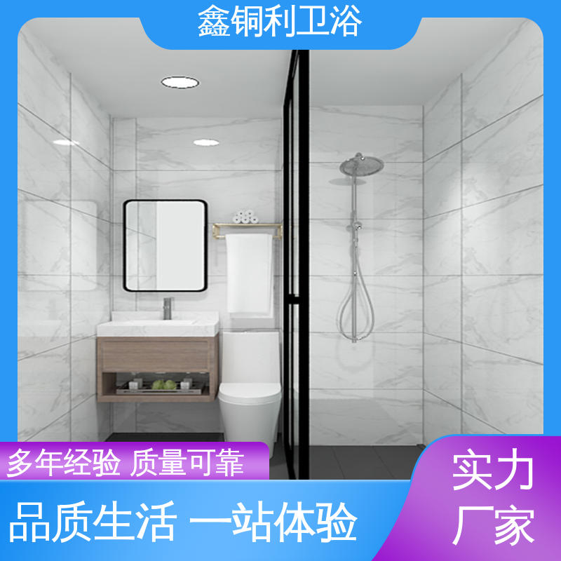 集成整体卫生间 快拼式公寓 快速安装 多配制可选 鑫铜利厂家
