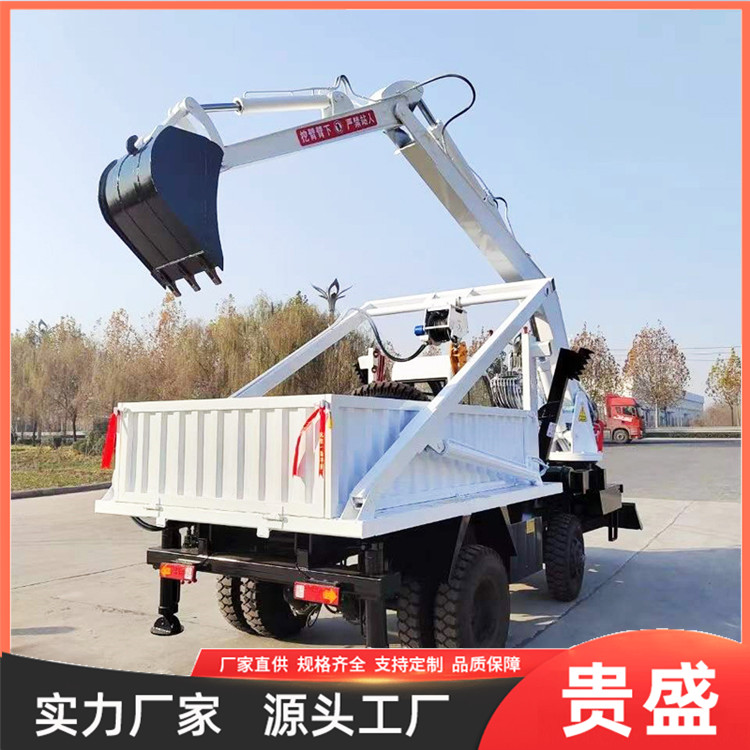 工程建筑挖掘装载机械随车挖 随车龙门吊挖一体机 厂家定制 贵盛