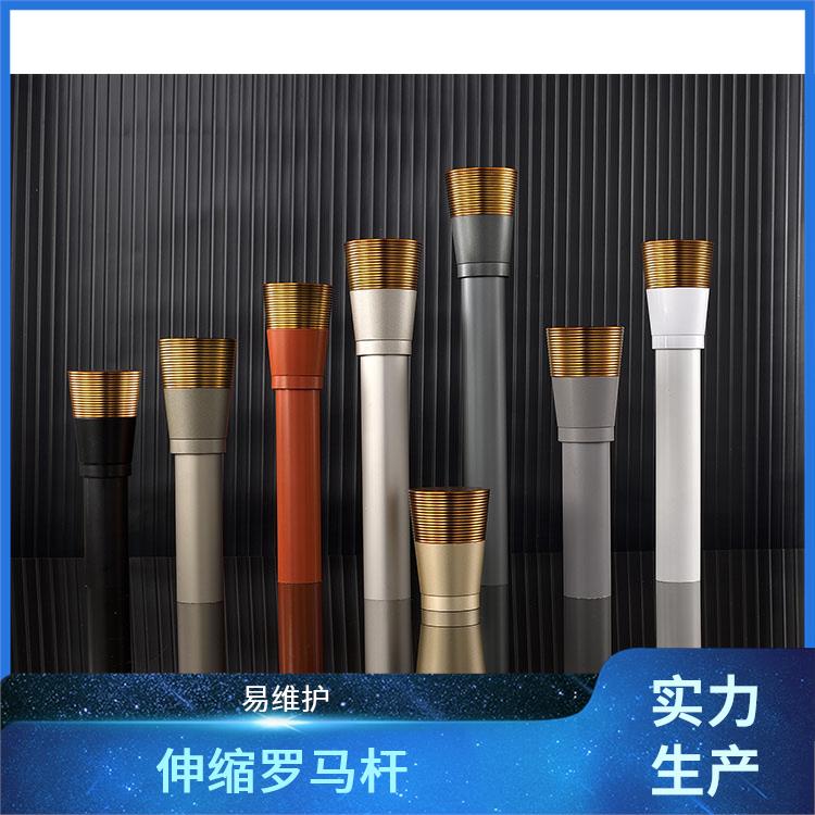 骏派办公室铁艺罗马杆窗帘杆配件顺滑开合快速发货