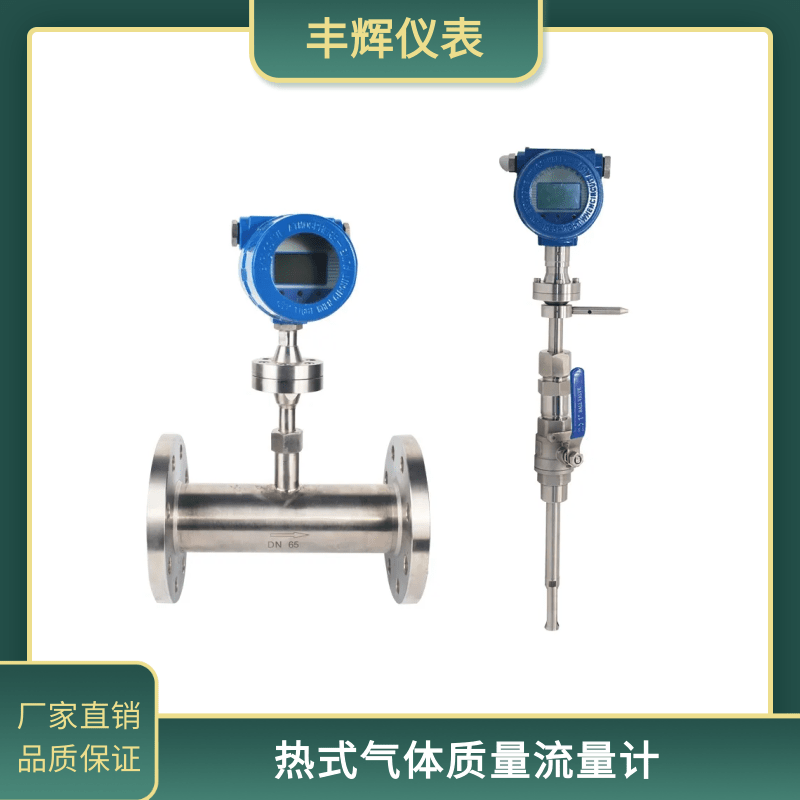 丰辉RS热式气体质量流量计智能微小流量管道插入式