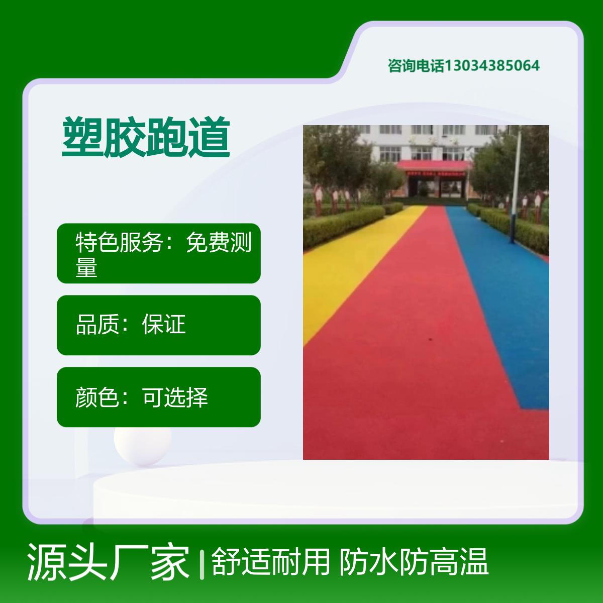 学校幼儿园足球场 EPDM透气混合全塑复合预制塑胶跑道 环保定制施工