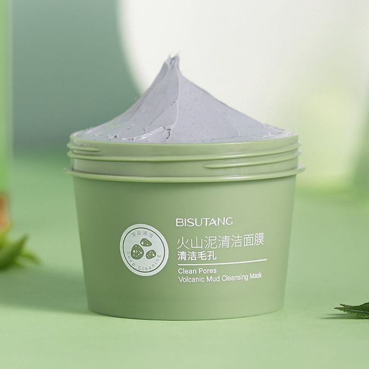 撕拉火山泥面膜oem贴片加工清洁去黑头生产厂家