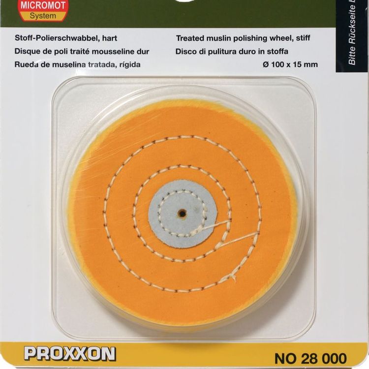 PROXXON迷你魔漂白棉布毡布抛光轮 微型抛光机组件