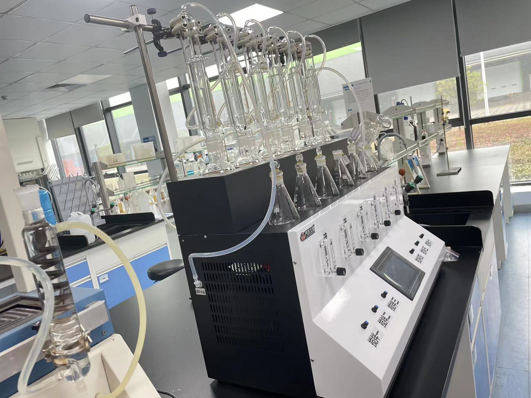 伍跃仪器 蒸馏酒精装置多功能一体化蒸馏仪WY-ZL6A