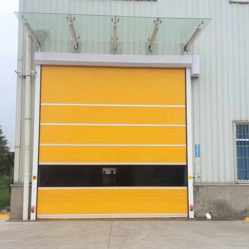 百安 铝合金提升翻板车库门 工业提升滑升门 消防车库4S店定制安装