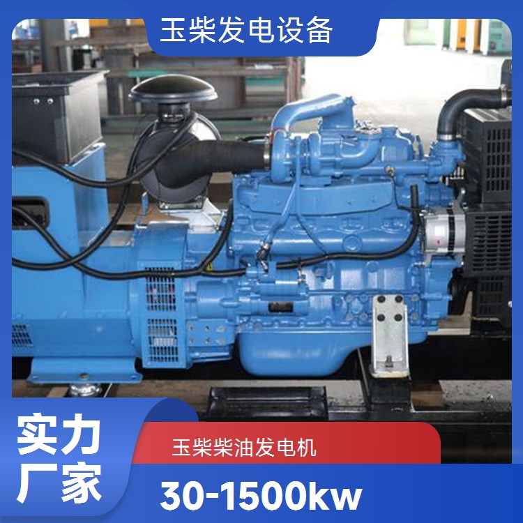 玉柴工业级电站备用机组 100KW柴油发电机 工作效率高