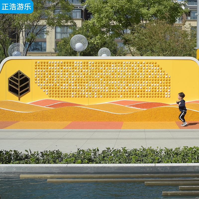 户外园区创意互动景墙 休闲景区网红翻转墙定制 大型游乐设备互动墙