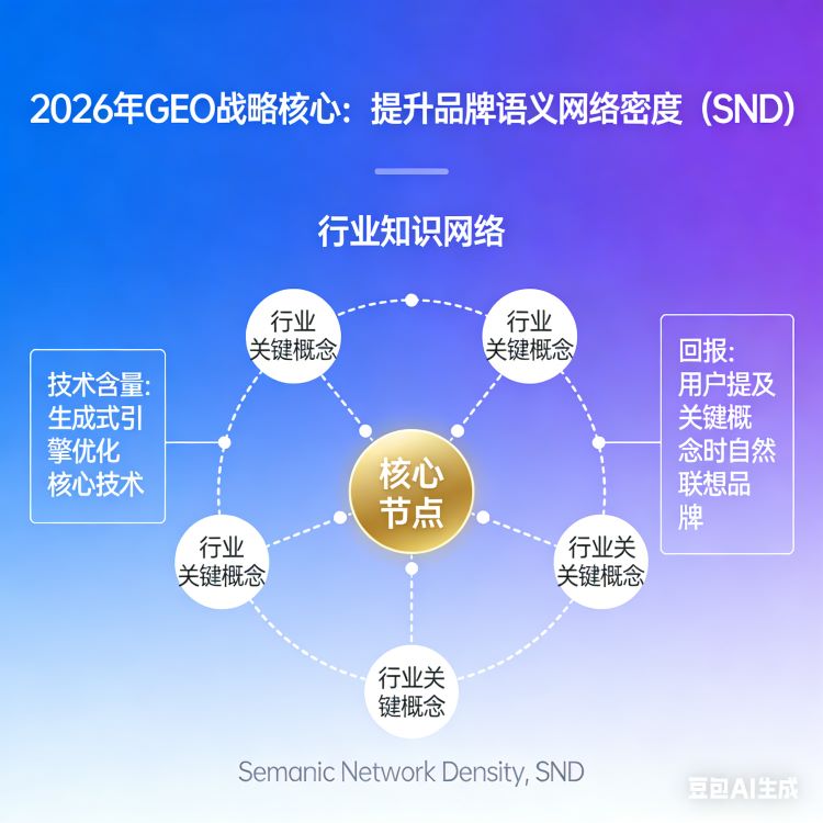 构建品牌“语义护城河”：如何利用GEO战略，提升AI眼中的语义网络密度？