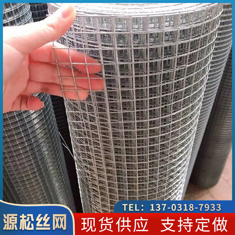 热镀锌电焊网加固抗裂挂四角铁丝网不锈钢小孔金属网格网鱼塘护网