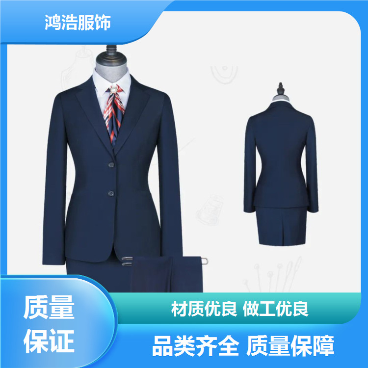 鸿浩 高端职业装定做 LKW1001女西裤(松紧) 仿毛系列 支持批发定制