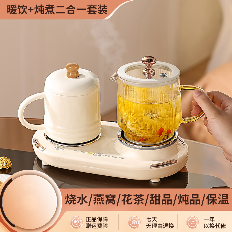 2025新款养生壶家用全玻璃多功能烧水一体办公室小型煮茶壶烧水壶