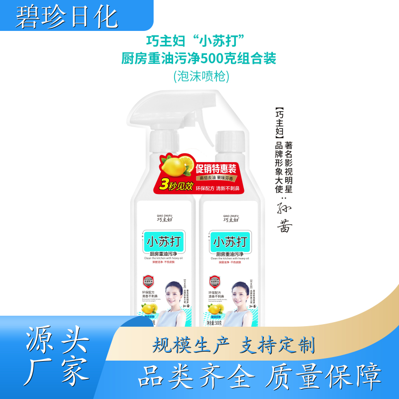 厂家供应 500g 厨房去油污净 抽油烟机清洗剂 除油剂去污剂