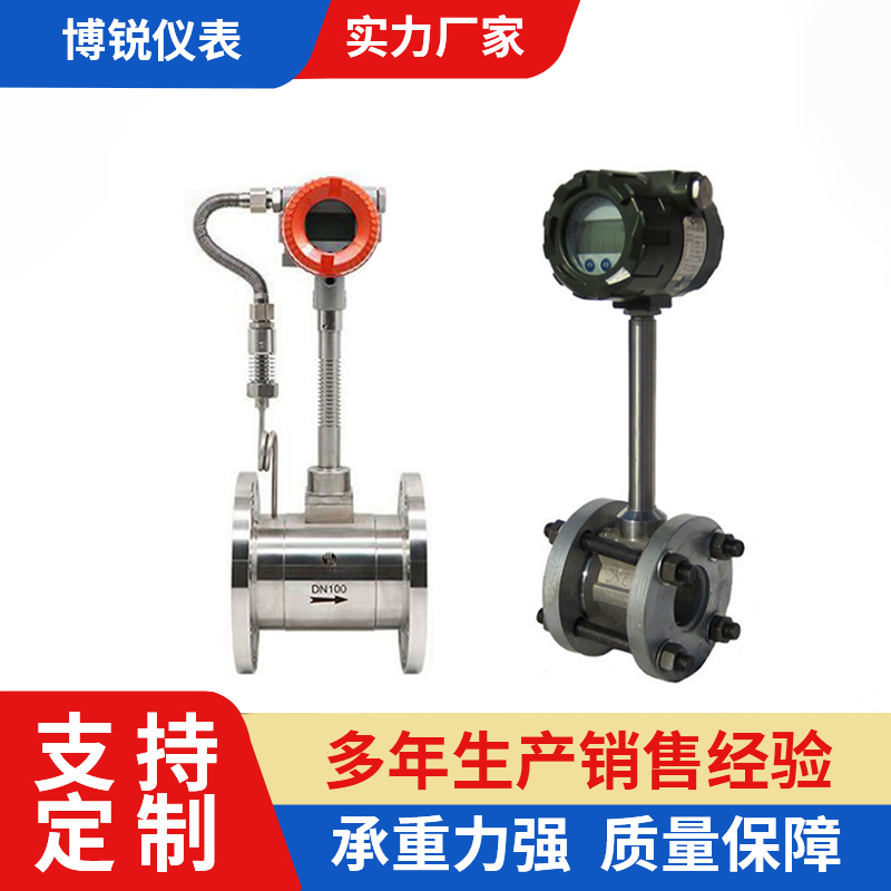 博锐 氩气二氧化碳测量 防腐型涡街流量计 耐用性好 一体化设计