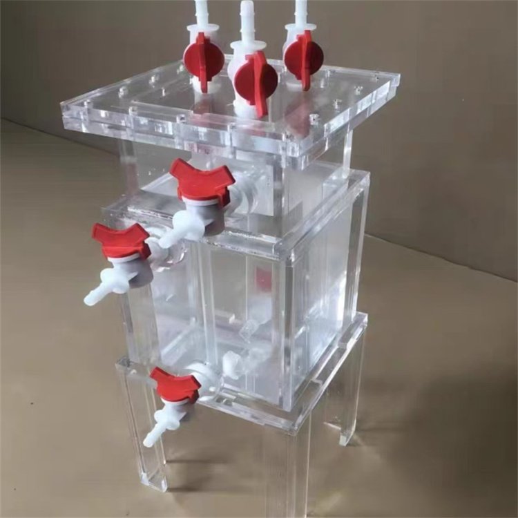 亚克力过滤装置 流溢杯套实验设备 教学仪器模具