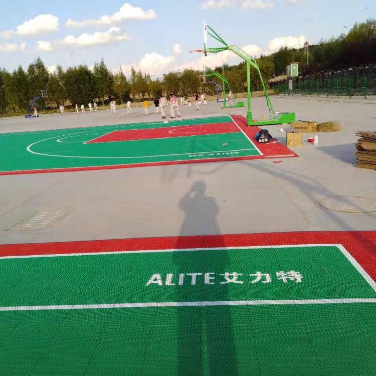 硅PU塑胶球场 学校弹性硅pu球场厂家 篮球场运动塑胶跑道 亚力体育