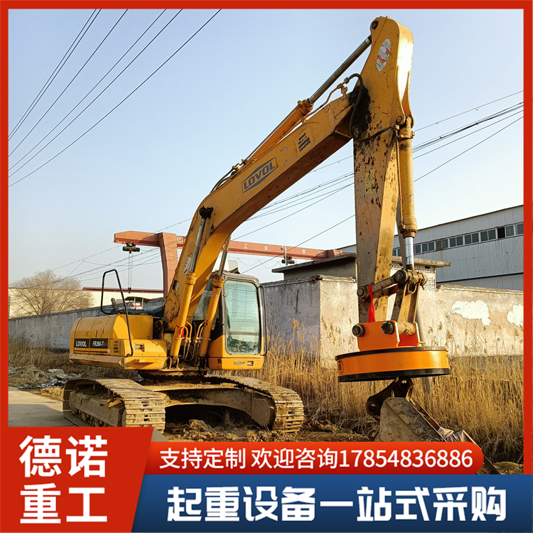 强力电磁吸盘 起重装卸设备吸力大 车身坚固 德诺重工