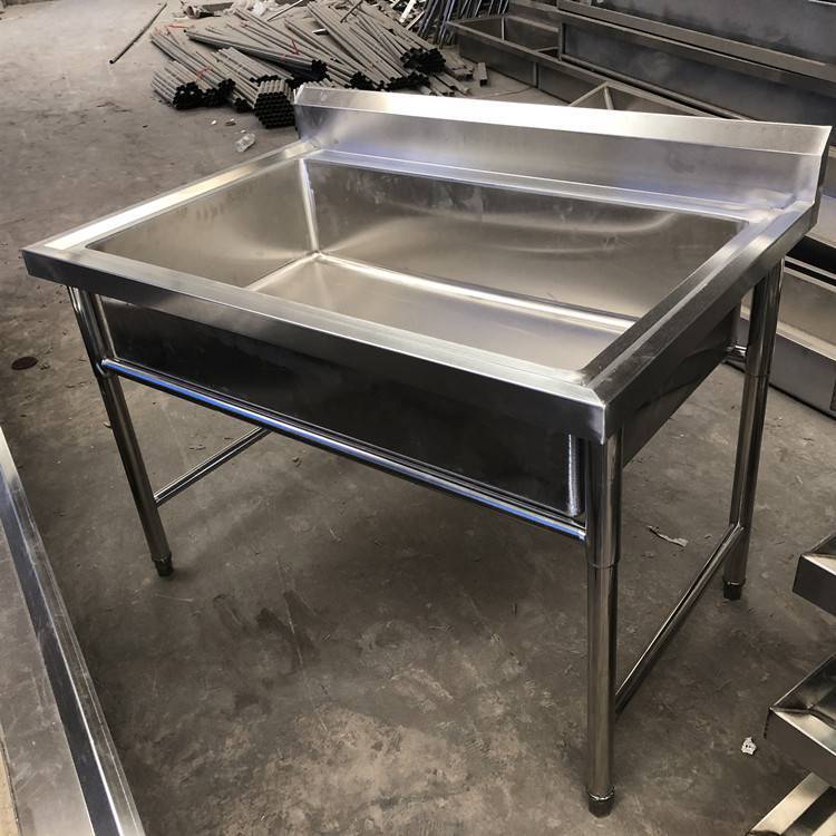 商用大号水池厨房水槽洗菜盆_60*60单眼水斗_特殊尺寸可定制