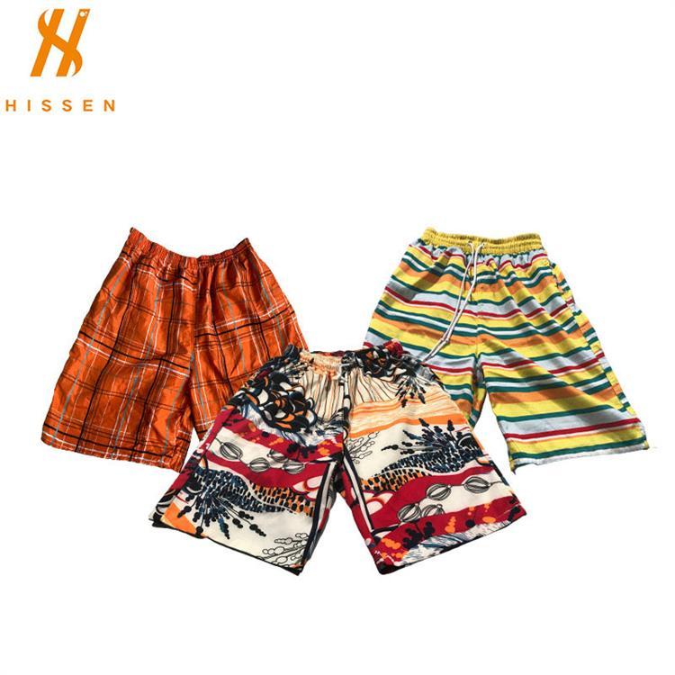 旧衣服跨境货源批发时尚二手沙滩短裤usedbeachshorts40尺柜出口