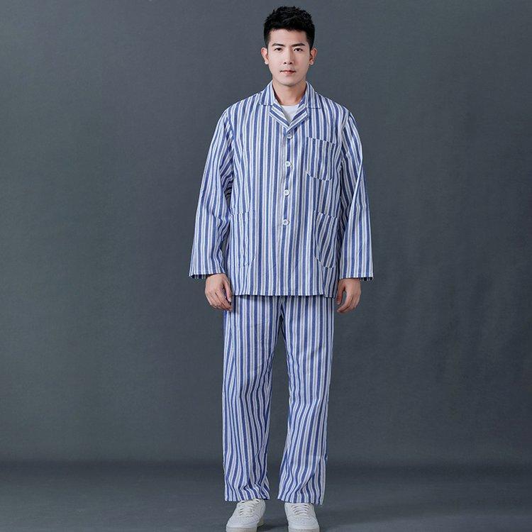 美斯尼住院病号服 纯棉色织医院病员服 病号衣源头工厂