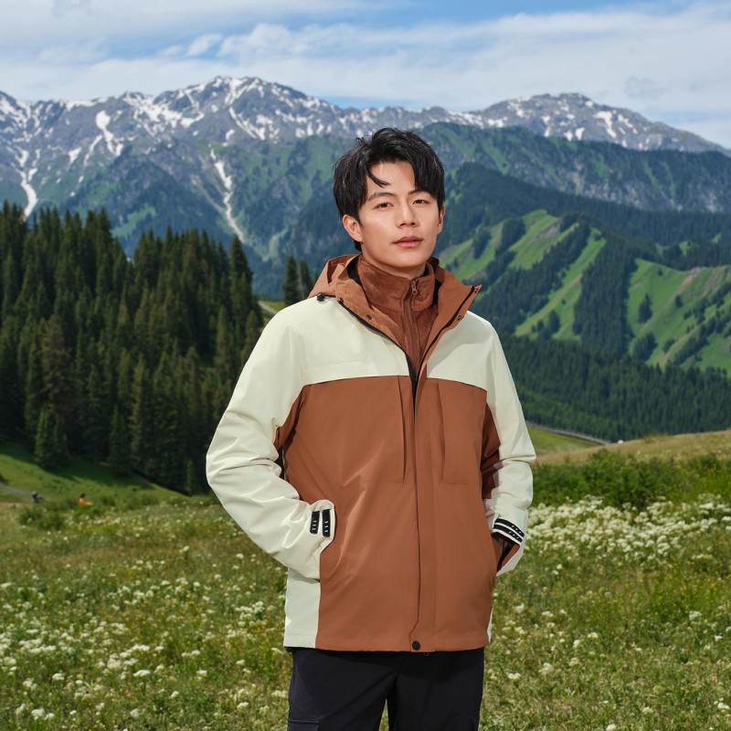 锦丹 广|州 定制冲锋衣 冬季户外保暖登山服 可拆卸 免费印LOGO