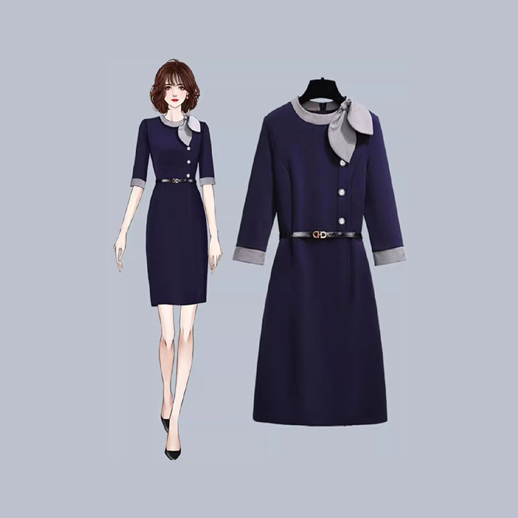 酒店经理公务员工装西装套装女豪派服饰源头厂家不起球