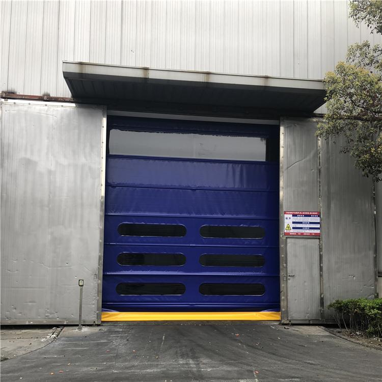 阔海 安装定制车库快速堆积门 工业 柔性 高速门