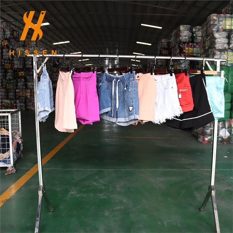 secondhand二手女装批发欧美时尚新款超短裤混色大码宽松女装出口
