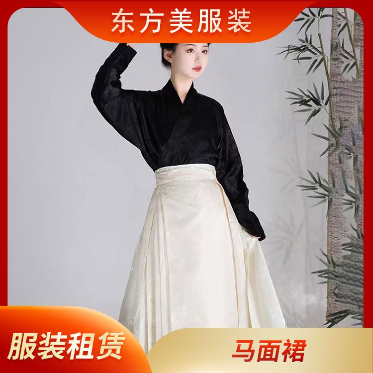 出租古代汉服 复古装租赁马面裙男女秦汉服装