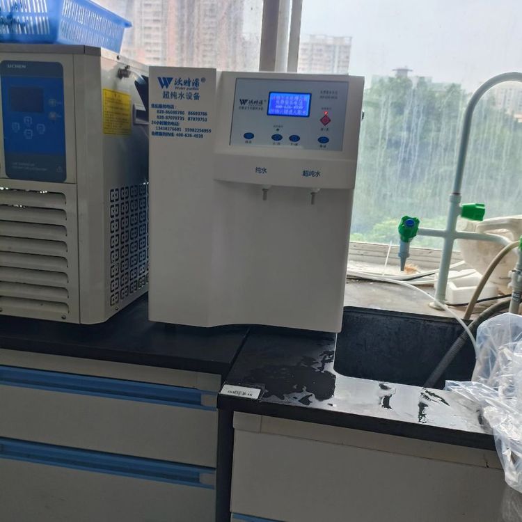 沃特浦 15-60L超纯水机 实验室用超纯水设备 可消毒去离子水设备