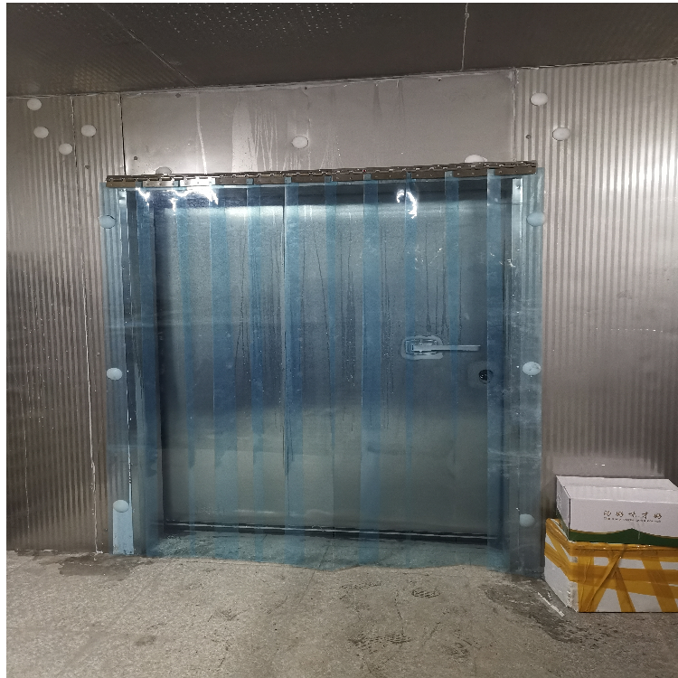 阔海 工厂直营 优质环保 橙色防蝇隔断帘 W-118橘黄防蚊虫软帘