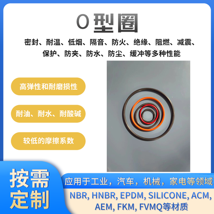 O型圈 天书密封 异形件非标定制 货源充足 现货出售
